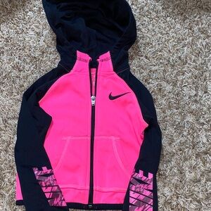 Nike Kids Hoodie in Pink and Black